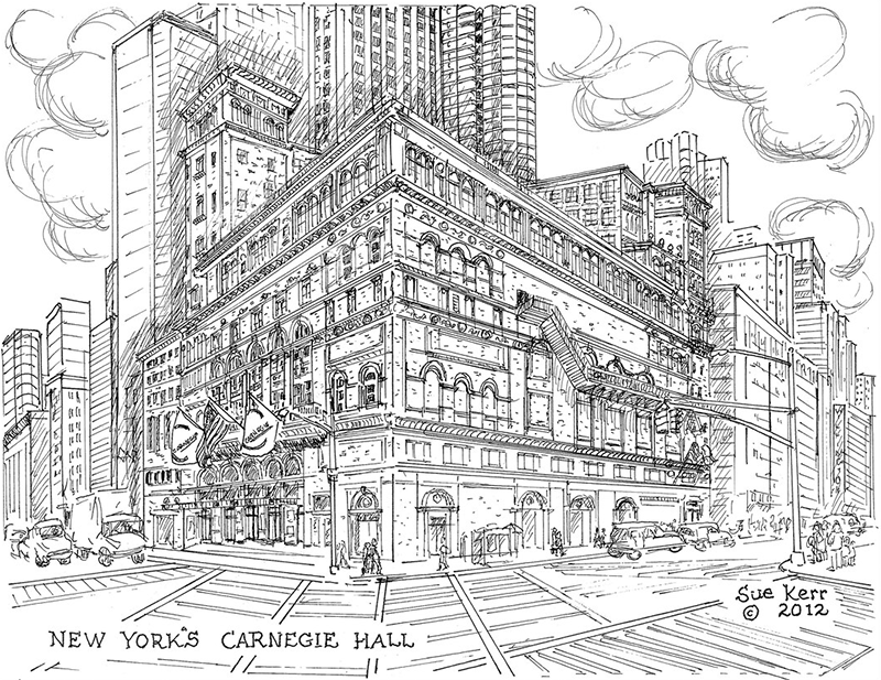 New York City individual cards of our first capital city