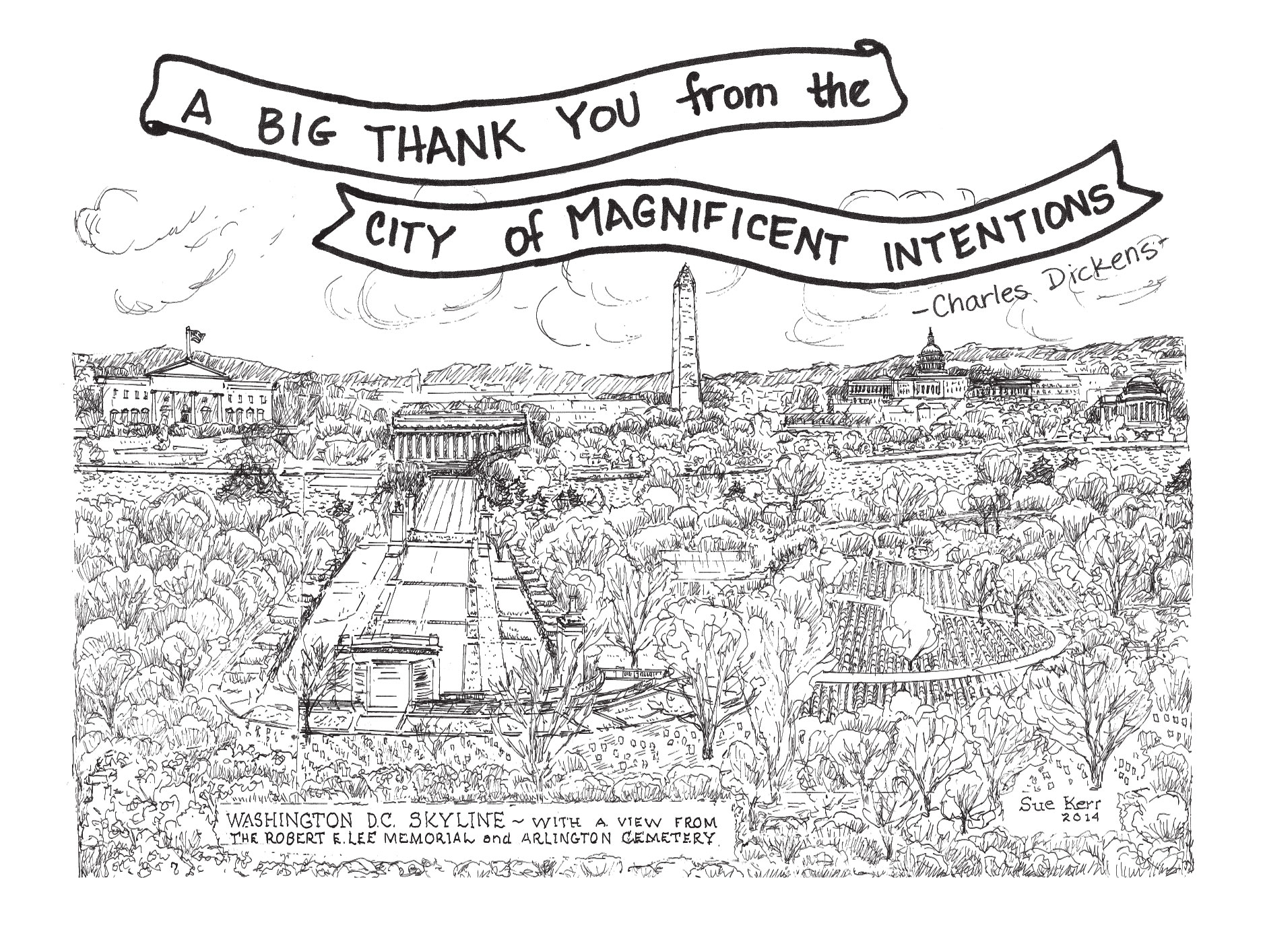 Thank You Cards from  Washington D.C.